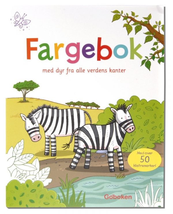 Fargebok med dyr fra alle verd 1