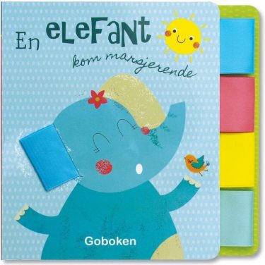 En elefant kom marsjerende