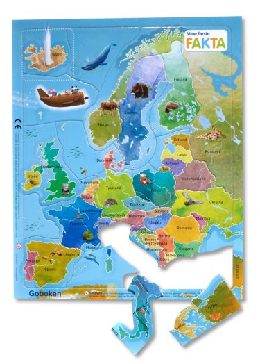 Puslespill av Europa