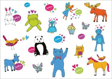 Glitrende klistremerker - Image 2