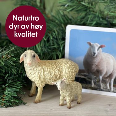 Julekalender for barn - Husdyr og skogsdyr - 24 dyrefigurer og faktakort - Image 4