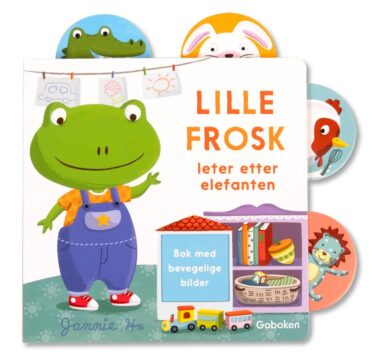 Lille frosk leter etter elefanten
