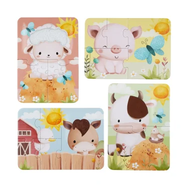 Ta-og-føl puslespill Bondegården - Image 2