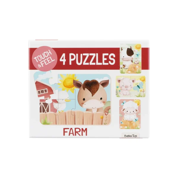 Barbo Toys Puzzle The Farm 4 stk_3