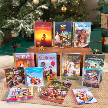 Julekalender for barn - Disney-kalender med bøker og figurer