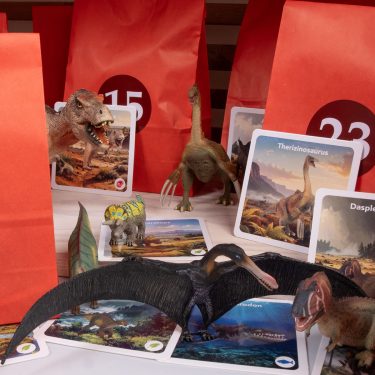 Julekalender for barn - Dinosaurer - 24 dinosaurfigurer og faktakort - Image 6